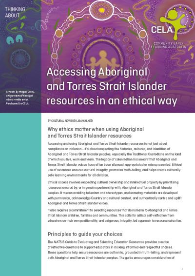 Accessing Aboriginal and Torres Strait Islander Resources in an Ethical Way