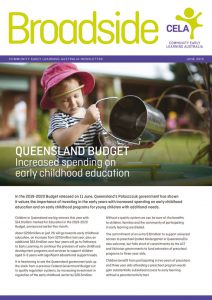 Broadside - Queensland budget - June 2019
