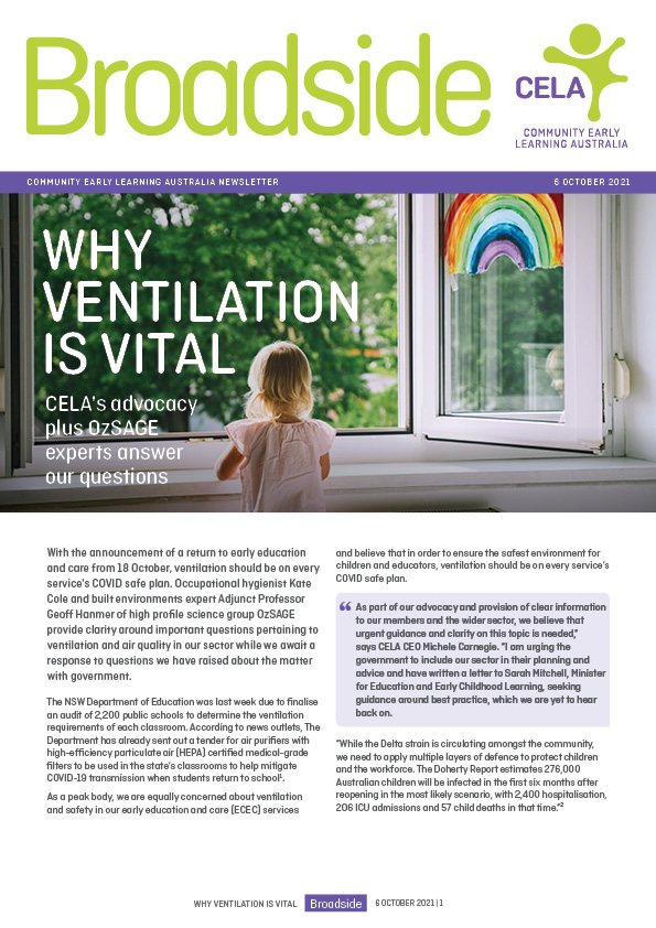 Broadside - Why Ventilation is Vital