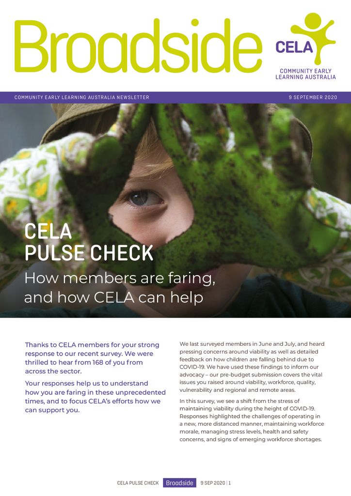 Broadside - Pulse Check - How members are faring