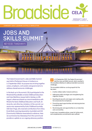 Broadside - Jobs and Skills Summit - October 22