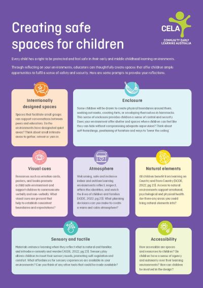 Creating safe spaces for children