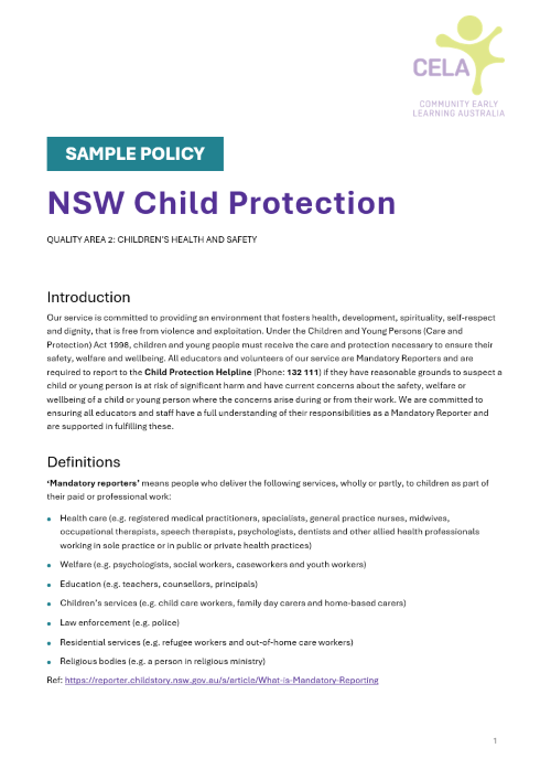 NSW Child Protection