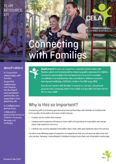 Connecting with Families