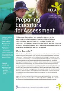 Preparing Educators for Assessment