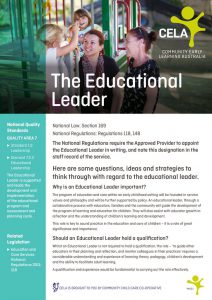 The Educational Leader