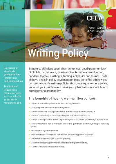 Writing Policy