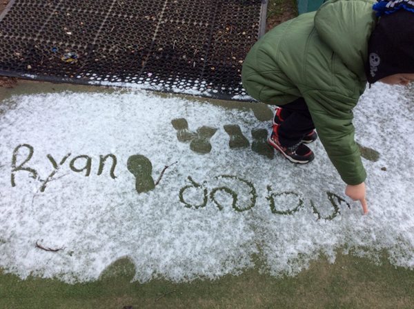Literacy in the snow